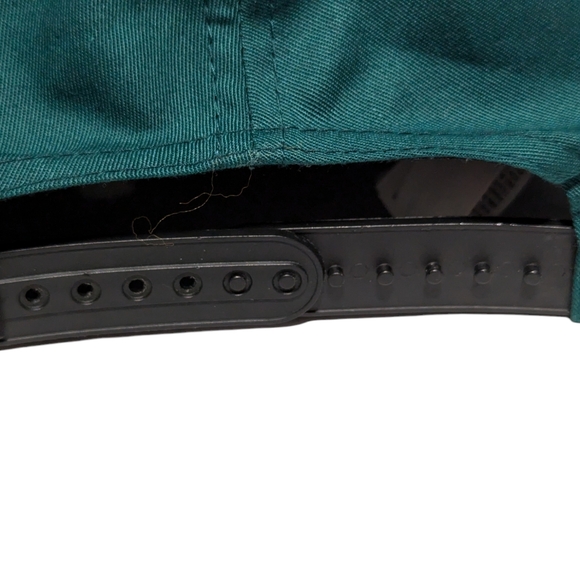 DC Shoe Co Embroidered Teal Blue Green and Brown Snapback Hat Cap - Picture 5 of 9